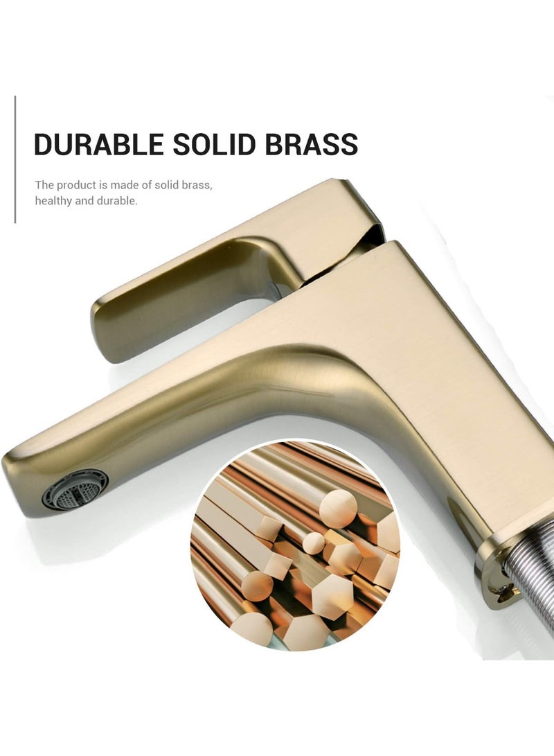 واي دي صنبور حمام عصري بمقبض واحد بتصميم أنيق، سهل التركيب، وهيكل متين، لتحديث حوضك بشكل أنيق وعملي، مثالي لحمامات المنازل والفنادق. - Image 2